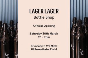 Lager Lager Bottle Shop Opening