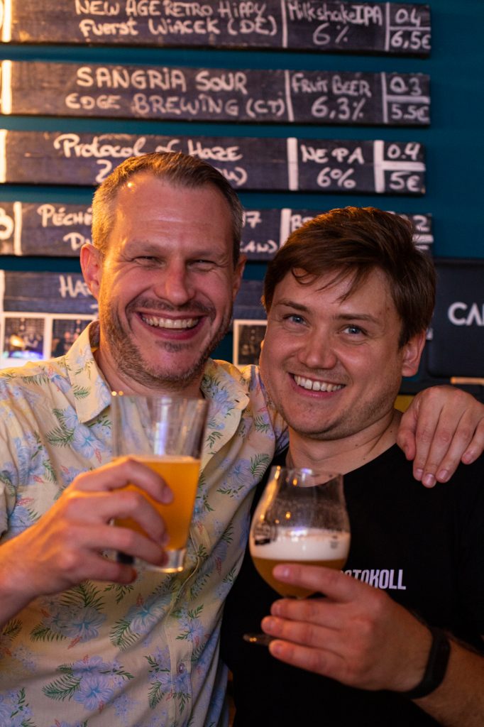 A rare selfie with Vadim at the 2nd Protokoll Birthday celebrations at Protokoll Taproom Berlin