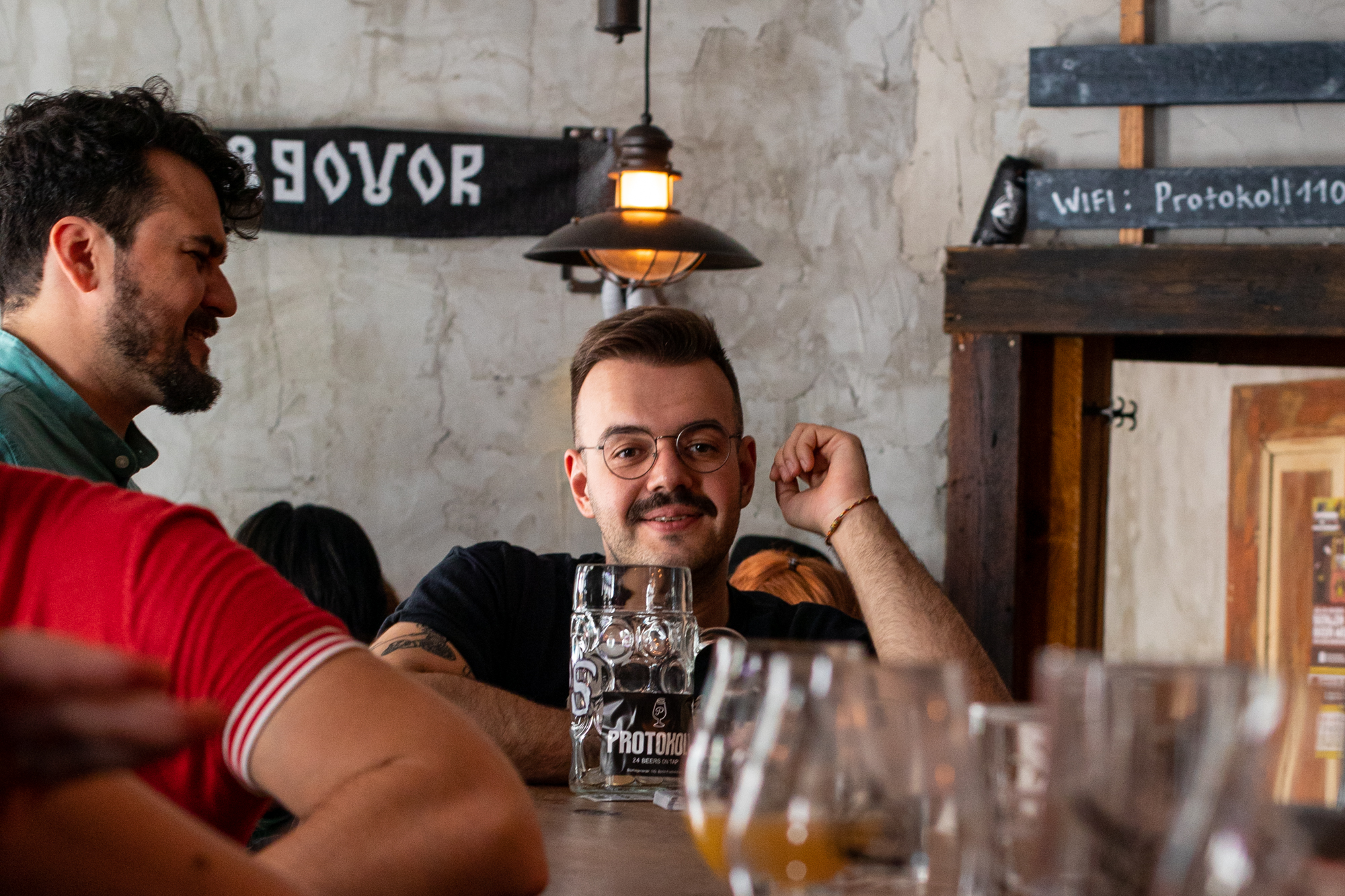 Vadim from Zagovor Brewery at the 2nd Protokoll Birthday celebrations at Protokoll Taproom Berlin